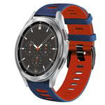 20mm ツートーンシリコーンウォッチバンド、Samsung Galaxy Watch 4 44mm用、Samsung Galaxy Watch 4 Classic 46mm用