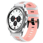 20mm ツートーンシリコーンウォッチバンド、Samsung Galaxy Watch 4 Classic 42mm用、Samsung Galaxy Watch Active 2用