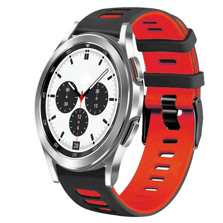 20mm ツートーンシリコーンウォッチバンド、Samsung Galaxy Watch 4 Classic 42mm用、Samsung Galaxy Watch Active 2用