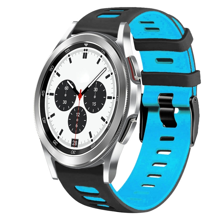 20mm ツートーンシリコーンウォッチバンド、Samsung Galaxy Watch 4 Classic 42mm用、Samsung Galaxy Watch Active 2用