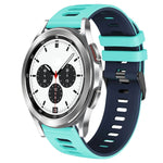 20mm ツートーンシリコーンウォッチバンド、Samsung Galaxy Watch 4 Classic 42mm用、Samsung Galaxy Watch Active 2用
