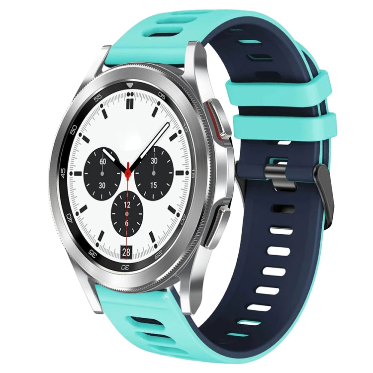 20mm ツートーンシリコーンウォッチバンド、Samsung Galaxy Watch 4 Classic 42mm用、Samsung Galaxy Watch Active 2用