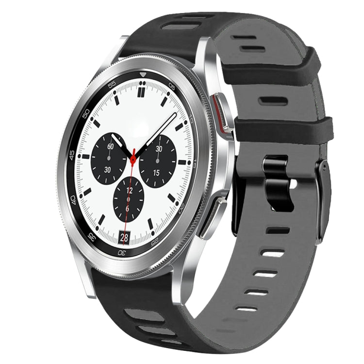 20mm ツートーンシリコーンウォッチバンド、Samsung Galaxy Watch 4 Classic 42mm用、Samsung Galaxy Watch Active 2用