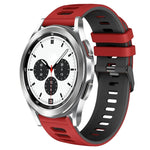 20mm ツートーンシリコーンウォッチバンド、Samsung Galaxy Watch 4 Classic 42mm用、Samsung Galaxy Watch Active 2用