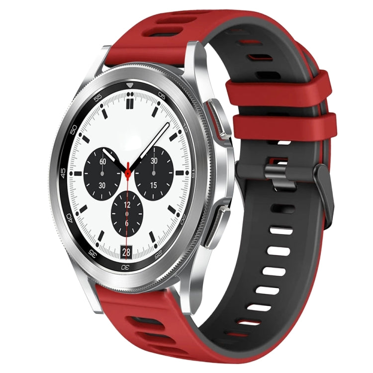 20mm ツートーンシリコーンウォッチバンド、Samsung Galaxy Watch 4 Classic 42mm用、Samsung Galaxy Watch Active 2用