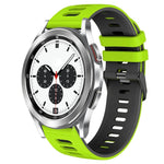 20mm ツートーンシリコーンウォッチバンド、Samsung Galaxy Watch 4 Classic 42mm用、Samsung Galaxy Watch Active 2用