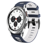 20mm ツートーンシリコーンウォッチバンド、Samsung Galaxy Watch 4 Classic 42mm用、Samsung Galaxy Watch Active 2用