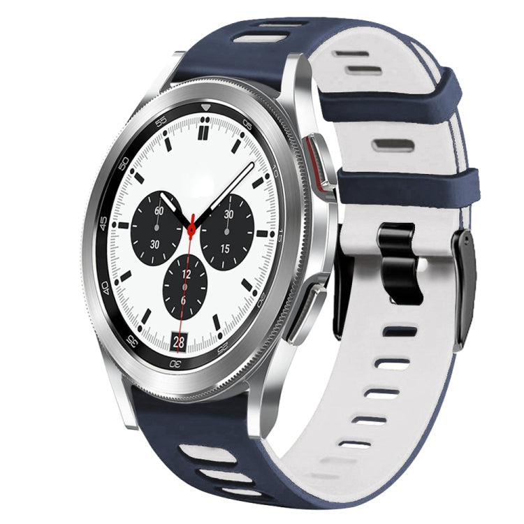 20mm ツートーンシリコーンウォッチバンド、Samsung Galaxy Watch 4 Classic 42mm用、Samsung Galaxy Watch Active 2用