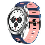 20mm ツートーンシリコーンウォッチバンド、Samsung Galaxy Watch 4 Classic 42mm用、Samsung Galaxy Watch Active 2用