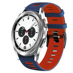 20mm ツートーンシリコーンウォッチバンド、Samsung Galaxy Watch 4 Classic 42mm用、Samsung Galaxy Watch Active 2用