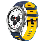 20mm ツートーンシリコーンウォッチバンド、Samsung Galaxy Watch 4 Classic 42mm用、Samsung Galaxy Watch Active 2用