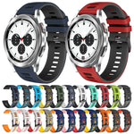 20mm ツートーンシリコーンウォッチバンド、Samsung Galaxy Watch 4 Classic 42mm用、Samsung Galaxy Watch Active 2用