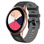 20mm ツートーンシリコーンウォッチバンド、Samsung Galaxy Watch 4 Classic 42mm用、Samsung Galaxy Watch Active 2用