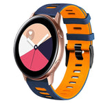 20mm ツートーンシリコーンウォッチバンド、Samsung Galaxy Watch 4 Classic 42mm用、Samsung Galaxy Watch Active 2用