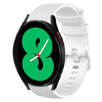 20mm チェック柄無地シリコンウォッチバンド、Samsung Galaxy Watch4 44mm用、Samsung Galaxy Watch4 Classic 46mm用、Samsung Galaxy Watch4 Classic 42mm用、Samsung Galaxy Watch Active 2用