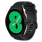20mm チェック柄無地シリコンウォッチバンド、Samsung Galaxy Watch4 44mm用、Samsung Galaxy Watch4 Classic 46mm用、Samsung Galaxy Watch4 Classic 42mm用、Samsung Galaxy Watch Active 2用