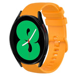 20mm チェック柄無地シリコンウォッチバンド、Samsung Galaxy Watch4 44mm用、Samsung Galaxy Watch4 Classic 46mm用、Samsung Galaxy Watch4 Classic 42mm用、Samsung Galaxy Watch Active 2用