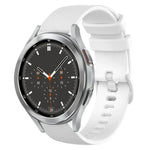 20mm チェック柄無地シリコンウォッチバンド、Samsung Galaxy Watch4 44mm用、Samsung Galaxy Watch4 Classic 46mm用、Samsung Galaxy Watch4 Classic 42mm用、Samsung Galaxy Watch Active 2用