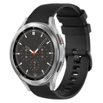 20mm チェック柄無地シリコンウォッチバンド、Samsung Galaxy Watch4 44mm用、Samsung Galaxy Watch4 Classic 46mm用、Samsung Galaxy Watch4 Classic 42mm用、Samsung Galaxy Watch Active 2用