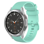 20mm チェック柄無地シリコンウォッチバンド、Samsung Galaxy Watch4 44mm用、Samsung Galaxy Watch4 Classic 46mm用、Samsung Galaxy Watch4 Classic 42mm用、Samsung Galaxy Watch Active 2用