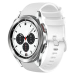 20mm チェック柄無地シリコンウォッチバンド、Samsung Galaxy Watch4 44mm用、Samsung Galaxy Watch4 Classic 46mm用、Samsung Galaxy Watch4 Classic 42mm用、Samsung Galaxy Watch Active 2用