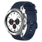 20mm チェック柄無地シリコンウォッチバンド、Samsung Galaxy Watch4 44mm用、Samsung Galaxy Watch4 Classic 46mm用、Samsung Galaxy Watch4 Classic 42mm用、Samsung Galaxy Watch Active 2用