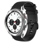 20mm チェック柄無地シリコンウォッチバンド、Samsung Galaxy Watch4 44mm用、Samsung Galaxy Watch4 Classic 46mm用、Samsung Galaxy Watch4 Classic 42mm用、Samsung Galaxy Watch Active 2用