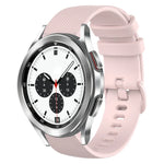 20mm チェック柄無地シリコンウォッチバンド、Samsung Galaxy Watch4 44mm用、Samsung Galaxy Watch4 Classic 46mm用、Samsung Galaxy Watch4 Classic 42mm用、Samsung Galaxy Watch Active 2用
