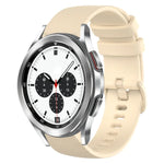 20mm チェック柄無地シリコンウォッチバンド、Samsung Galaxy Watch4 44mm用、Samsung Galaxy Watch4 Classic 46mm用、Samsung Galaxy Watch4 Classic 42mm用、Samsung Galaxy Watch Active 2用