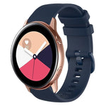 20mm チェック柄無地シリコンウォッチバンド、Samsung Galaxy Watch4 44mm用、Samsung Galaxy Watch4 Classic 46mm用、Samsung Galaxy Watch4 Classic 42mm用、Samsung Galaxy Watch Active 2用