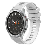 20mm Twill Solid Color Silicone Watch Band, For Samsung Galaxy Watch4 44mm, For Samsung Galaxy Watch4 Classic 46mm, For Samsung Galaxy Watch4 Classic 42mm, For Samsung Galaxy Watch Active 2