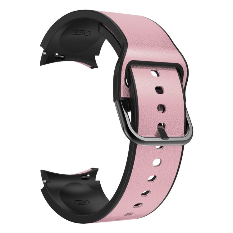 20mm シリコーン接着レザーウォッチバンド、Samsung Galaxy Watch 5 40mm用、Samsung Galaxy Watch 5 44mm用、Samsung Galaxy Watch 5 Pro 45mm用、Samsung Galaxy Watch 4 40mm用、Samsung Galaxy Watch 4 44mm用