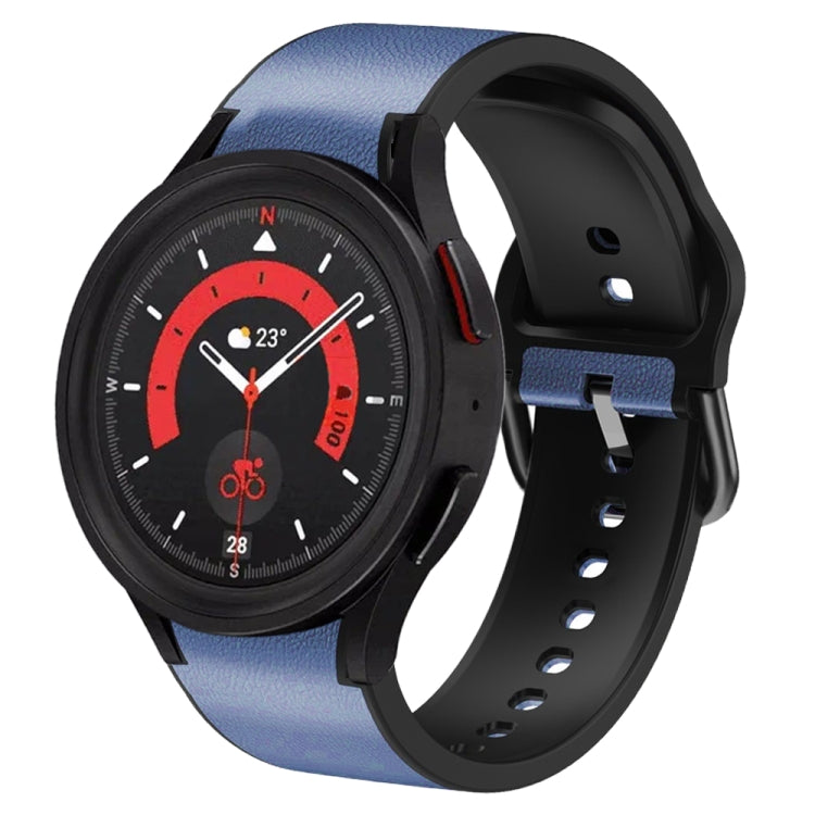 20mm シリコーン接着レザーウォッチバンド、Samsung Galaxy Watch 5 40mm用、Samsung Galaxy Watch 5 44mm用、Samsung Galaxy Watch 5 Pro 45mm用、Samsung Galaxy Watch 4 40mm用、Samsung Galaxy Watch 4 44mm用