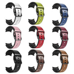 20mm シリコーン接着レザーウォッチバンド、Samsung Galaxy Watch 5 40mm用、Samsung Galaxy Watch 5 44mm用、Samsung Galaxy Watch 5 Pro 45mm用、Samsung Galaxy Watch 4 40mm用、Samsung Galaxy Watch 4 44mm用