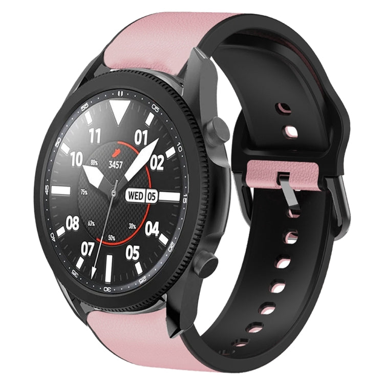 20mm シリコーン接着レザーウォッチバンド、Samsung Galaxy Watch 5 40mm用、Samsung Galaxy Watch 5 44mm用、Samsung Galaxy Watch 5 Pro 45mm用、Samsung Galaxy Watch 4 40mm用、Samsung Galaxy Watch 4 44mm用