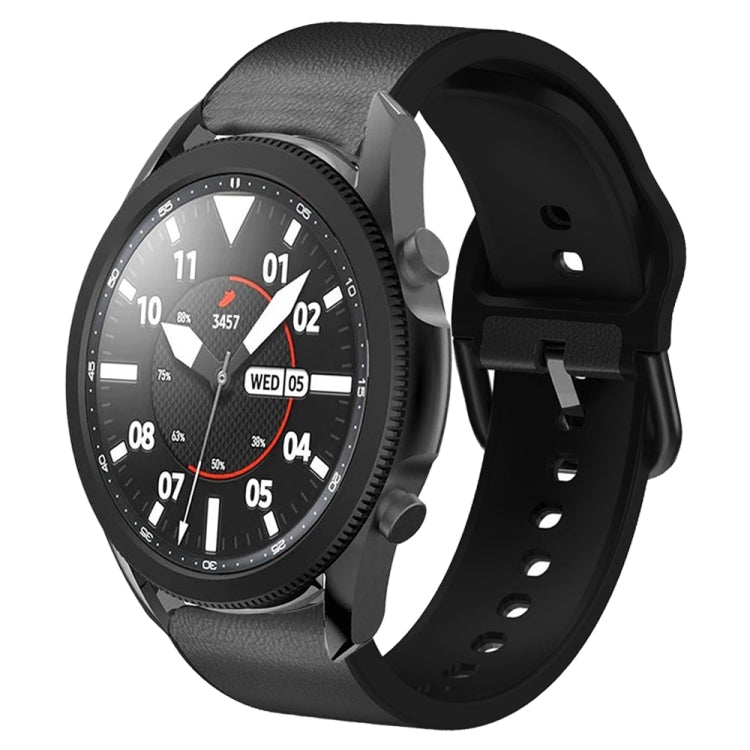 20mm シリコーン接着レザーウォッチバンド、Samsung Galaxy Watch 5 40mm用、Samsung Galaxy Watch 5 44mm用、Samsung Galaxy Watch 5 Pro 45mm用、Samsung Galaxy Watch 4 40mm用、Samsung Galaxy Watch 4 44mm用