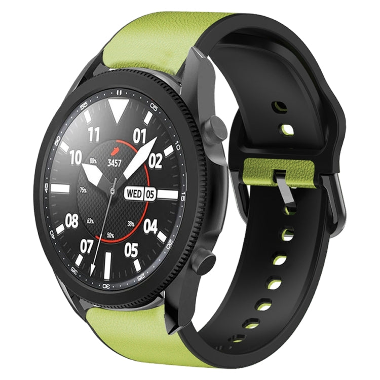 20mm シリコーン接着レザーウォッチバンド、Samsung Galaxy Watch 5 40mm用、Samsung Galaxy Watch 5 44mm用、Samsung Galaxy Watch 5 Pro 45mm用、Samsung Galaxy Watch 4 40mm用、Samsung Galaxy Watch 4 44mm用