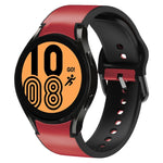 20mm シリコーン接着レザーウォッチバンド、Samsung Galaxy Watch 5 40mm用、Samsung Galaxy Watch 5 44mm用、Samsung Galaxy Watch 5 Pro 45mm用、Samsung Galaxy Watch 4 40mm用、Samsung Galaxy Watch 4 44mm用