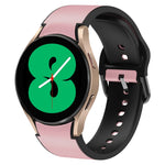 20mm シリコーン接着レザーウォッチバンド、Samsung Galaxy Watch 5 40mm用、Samsung Galaxy Watch 5 44mm用、Samsung Galaxy Watch 5 Pro 45mm用、Samsung Galaxy Watch 4 40mm用、Samsung Galaxy Watch 4 44mm用