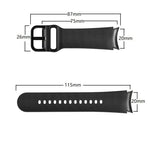 20mm シリコン接着レザーウォッチバンド、Samsung Galaxy Watch 4 Classic 46mm用、Samsung Galaxy Watch 4 Classic 42mm用、Samsung Galaxy Watch Active 2用