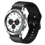 20mm シリコン接着レザーウォッチバンド、Samsung Galaxy Watch 4 Classic 46mm用、Samsung Galaxy Watch 4 Classic 42mm用、Samsung Galaxy Watch Active 2用