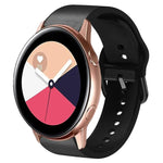 20mm シリコン接着レザーウォッチバンド、Samsung Galaxy Watch 4 Classic 46mm用、Samsung Galaxy Watch 4 Classic 42mm用、Samsung Galaxy Watch Active 2用