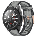 20mm Nylon Woven Watch Band, For Samsung Galaxy Watch5 40mm, For Samsung Galaxy Watch5 44mm, For Samsung Galaxy Watch5 Pro 45mm, For Samsung Galaxy Watch4 40mm, For Samsung Galaxy Watch4 44mm, For Samsung Galaxy Watch4 Classic 46mm