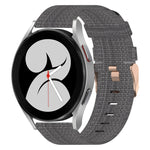 20mm Nylon Woven Watch Band, For Samsung Galaxy Watch5 40mm, For Samsung Galaxy Watch5 44mm, For Samsung Galaxy Watch5 Pro 45mm, For Samsung Galaxy Watch4 40mm, For Samsung Galaxy Watch4 44mm, For Samsung Galaxy Watch4 Classic 46mm