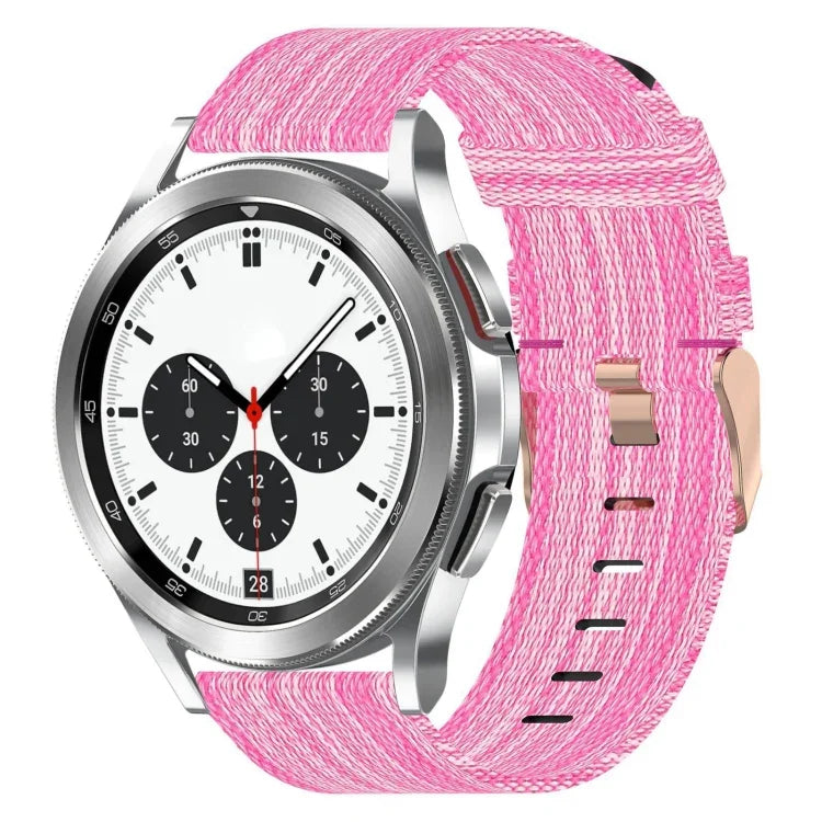 20mm ナイロン織りウォッチバンド、Samsung Galaxy Watch4 Classic 42mm用、Samsung Galaxy Watch Active 2用
