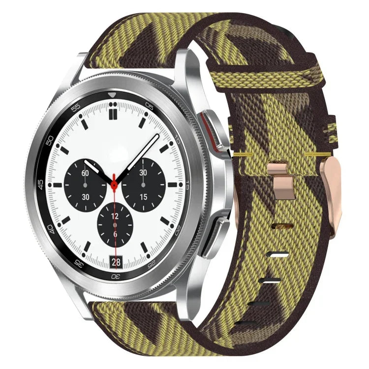 20mm ナイロン織りウォッチバンド、Samsung Galaxy Watch4 Classic 42mm用、Samsung Galaxy Watch Active 2用