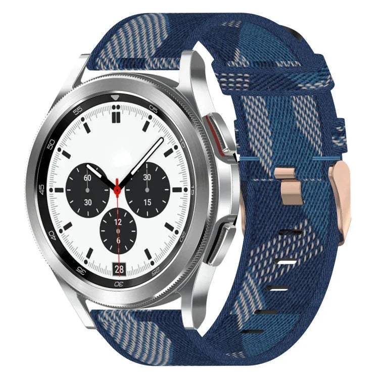 20mm ナイロン織りウォッチバンド、Samsung Galaxy Watch4 Classic 42mm用、Samsung Galaxy Watch Active 2用