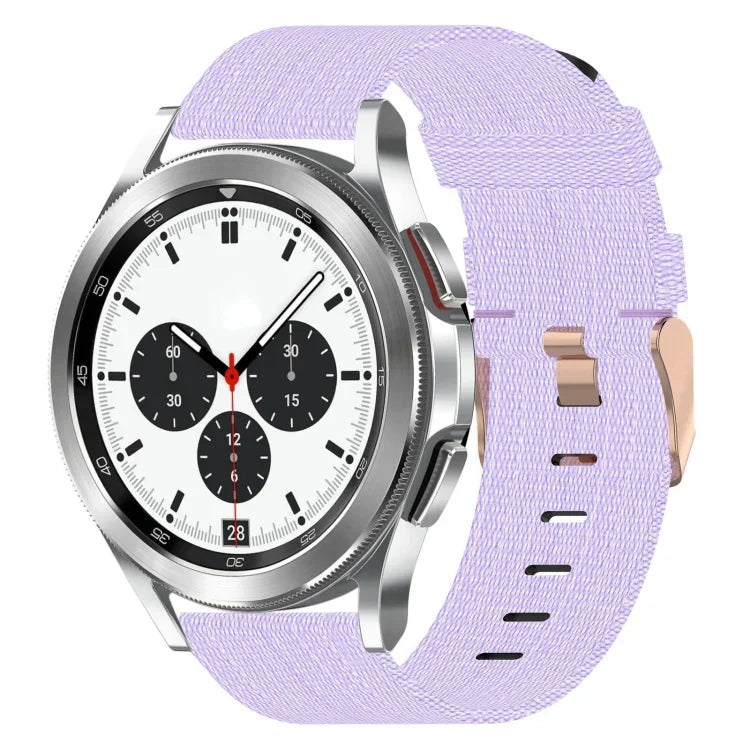 20mm ナイロン織りウォッチバンド、Samsung Galaxy Watch4 Classic 42mm用、Samsung Galaxy Watch Active 2用