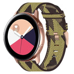 20mm ナイロン織りウォッチバンド、Samsung Galaxy Watch4 Classic 42mm用、Samsung Galaxy Watch Active 2用