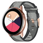 20mm ナイロン織りウォッチバンド、Samsung Galaxy Watch4 Classic 42mm用、Samsung Galaxy Watch Active 2用